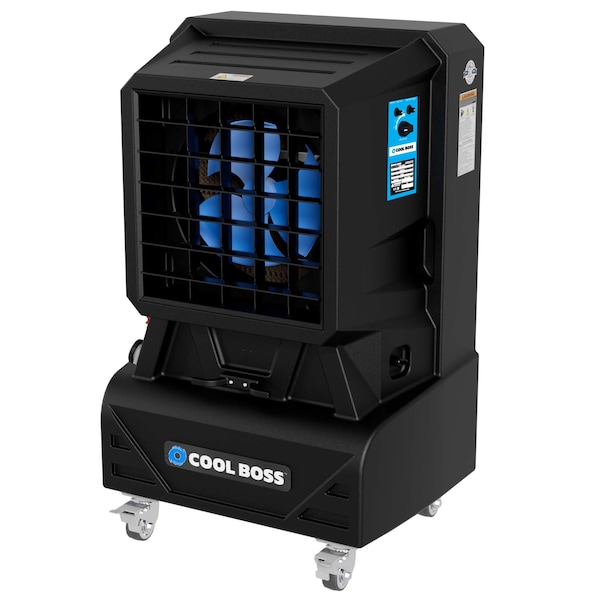 Cool Boss Portable Evap Air Cooler 110V, 60hz, 1 phase, 15 Gal capacity